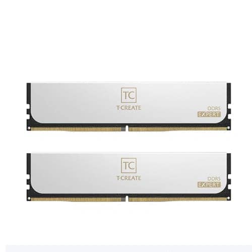TEAMGROUP T-Create Expert DDR5 White 32GB (16GB x 2) 6000MHz RAM CL38