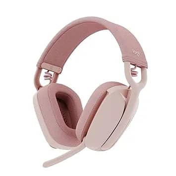 Logitech Zone Vibe 100 Wireless Over-Ear Headphones - Rose