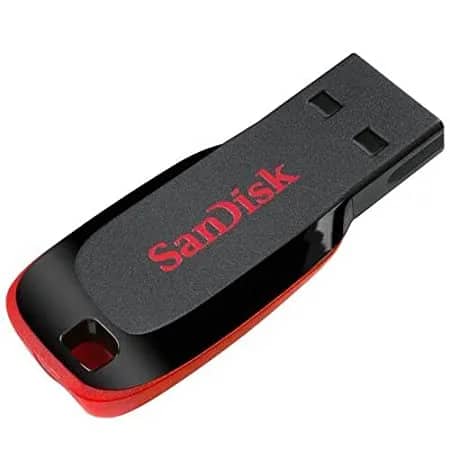 SANDISK-SDCZ50-128G-I35 PEN DRIVESanDisk SDCZ50-128G-I35 USB2.0 128 GB Pen Drive (Red and Black)