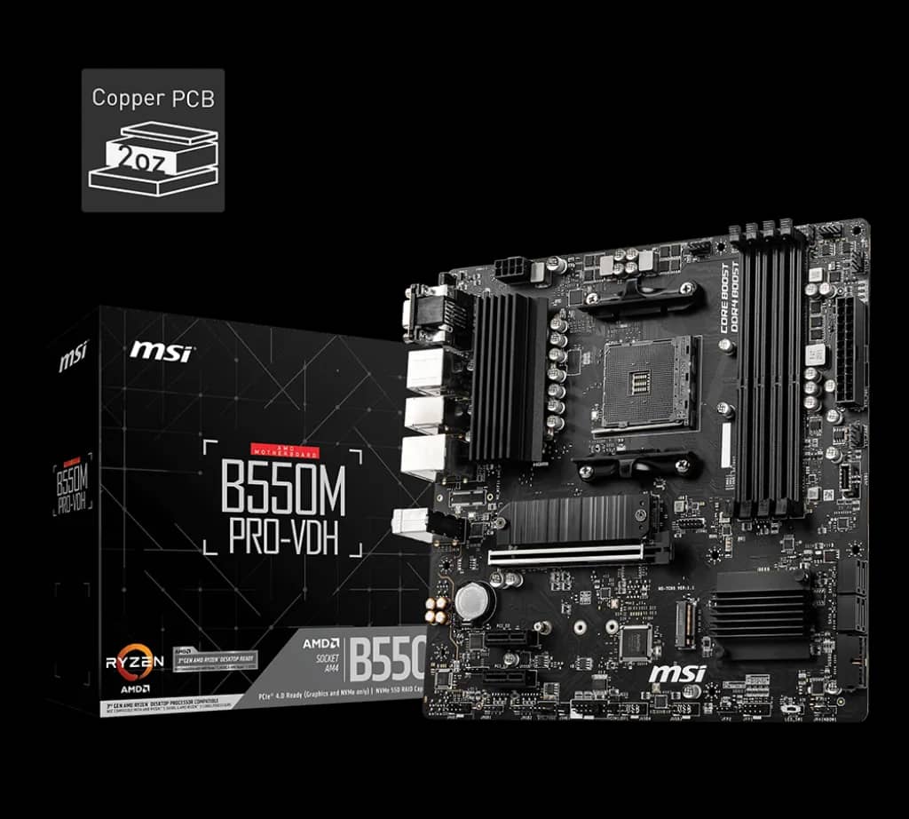 MSI-B550M PRO-VDH,AMD SOCKET-MOTHERDOARD