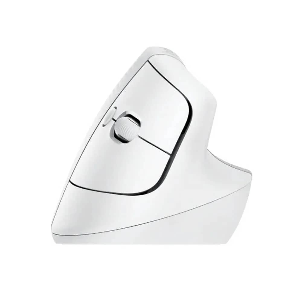 Logitech Lift Vertical Ergonomic Wireless Mouse Pale Grey