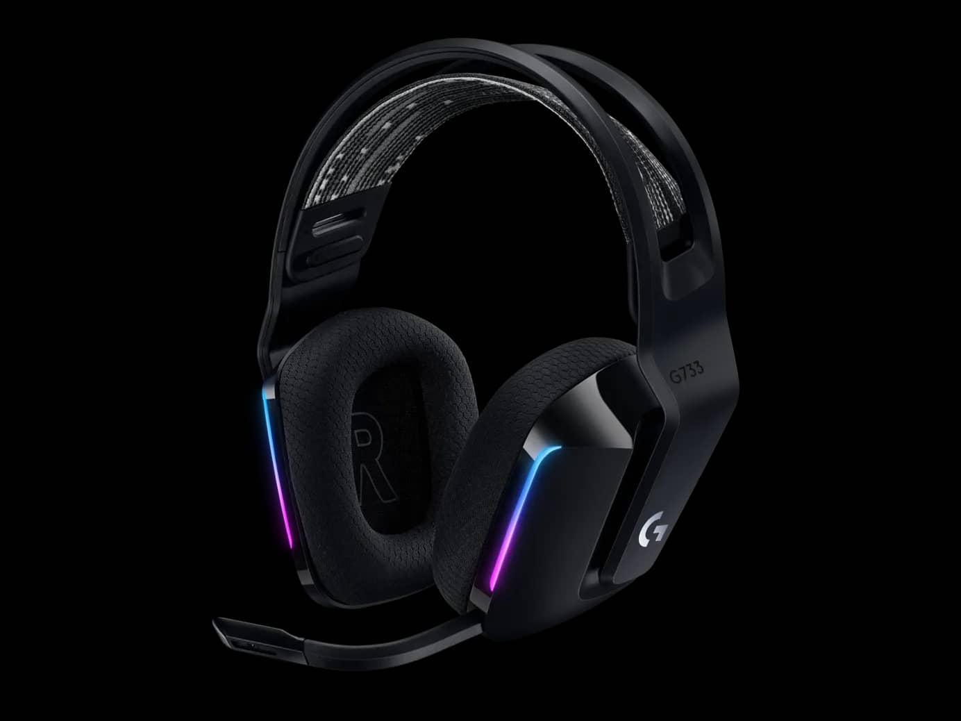 Logitech G733 Lightspeed Wireless RGB Headset Black