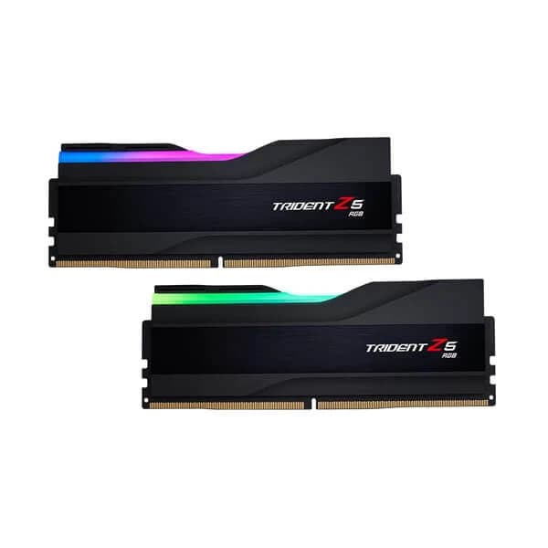 G.Skill Trident Z5 RGB 64GB (32GBx2) DDR5 6000MHz Desktop RAM (Matte Black) hover view