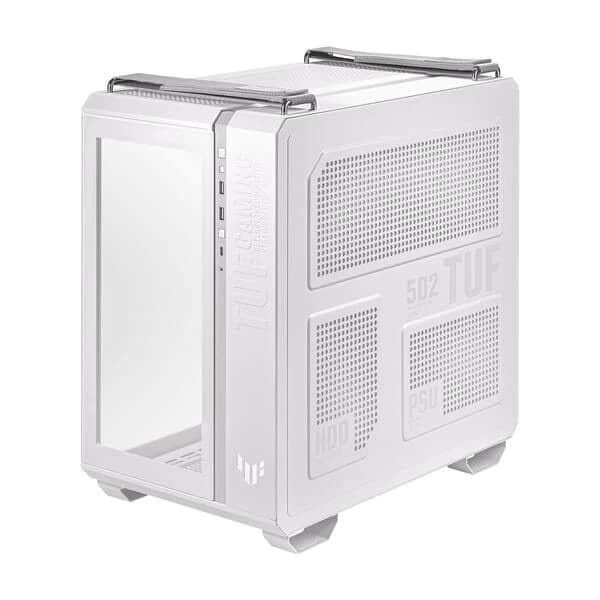 Asus TUF Gaming GT502 (ATX) Mid Tower Cabinet (White) hover view