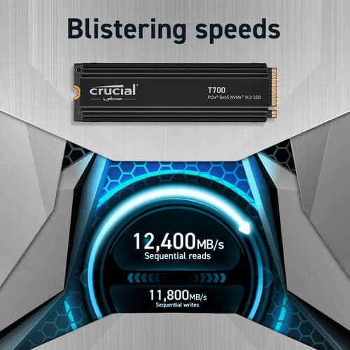 Crucial T700 2TB PCIe 5.0 x4 M.2 Internal SSD hover view