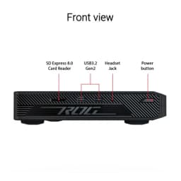ASUS ROG NUC RNUC14SRKU9189A0I Mini PC with Intel 14th Gen Core Ultra 9 185H Processor