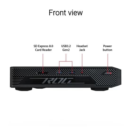 ASUS ROG NUC RNUC14SRKU9189A0I Mini PC with Intel® 14th Gen Core Ultra 9 185H Processor hover view