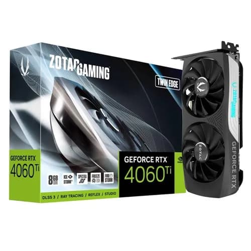 ZOTAC GAMING GeForce® RTX 4060 Ti 8GB Twin Edge Graphic Card