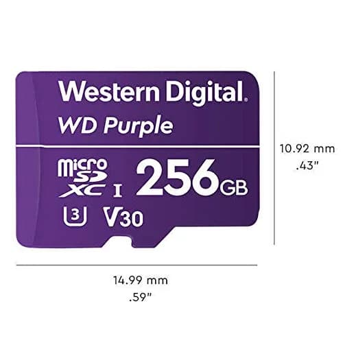 Wdc Purple 128Gb Surveillance Microsd hover view