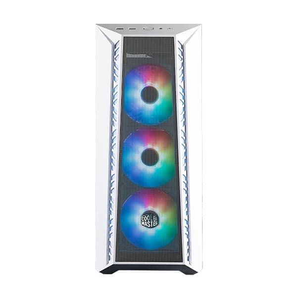 Cooler Master MasterBox 520 Mesh ARGB (E-ATX) Mid Tower Cabinet (White) hover view