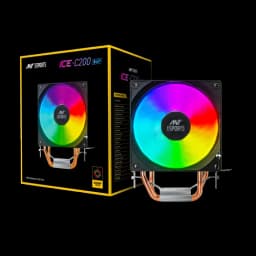 Ant Esports ICE-C200 CPU Cooler with Rainbow LED Fan