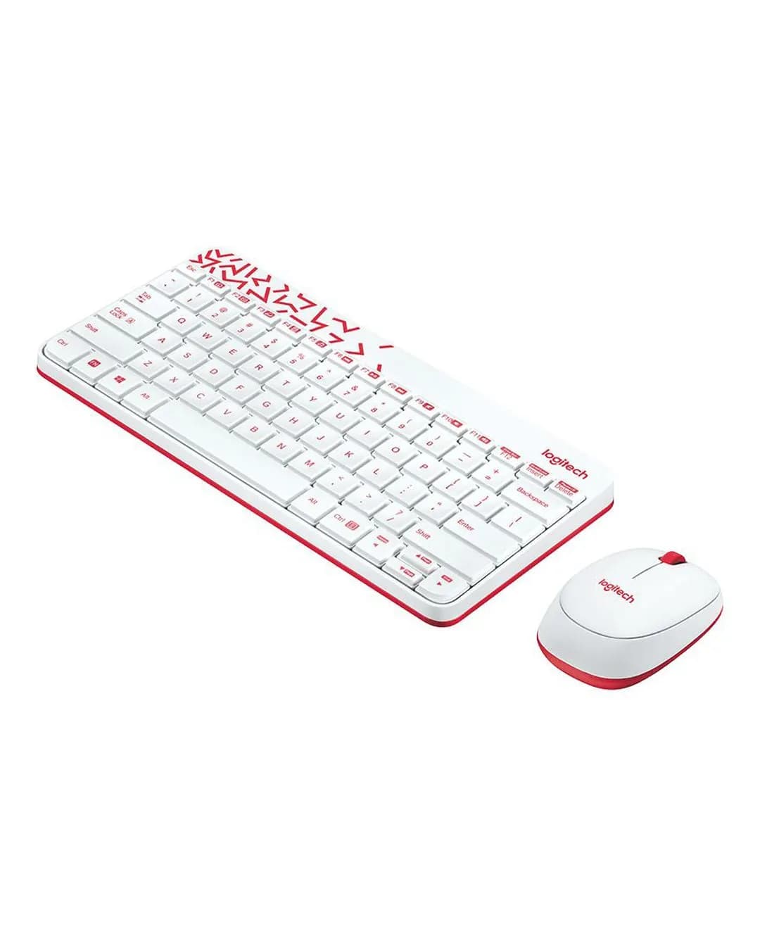 Logitech Keyboard and Mouse Mk240 Wireless - White New hover view