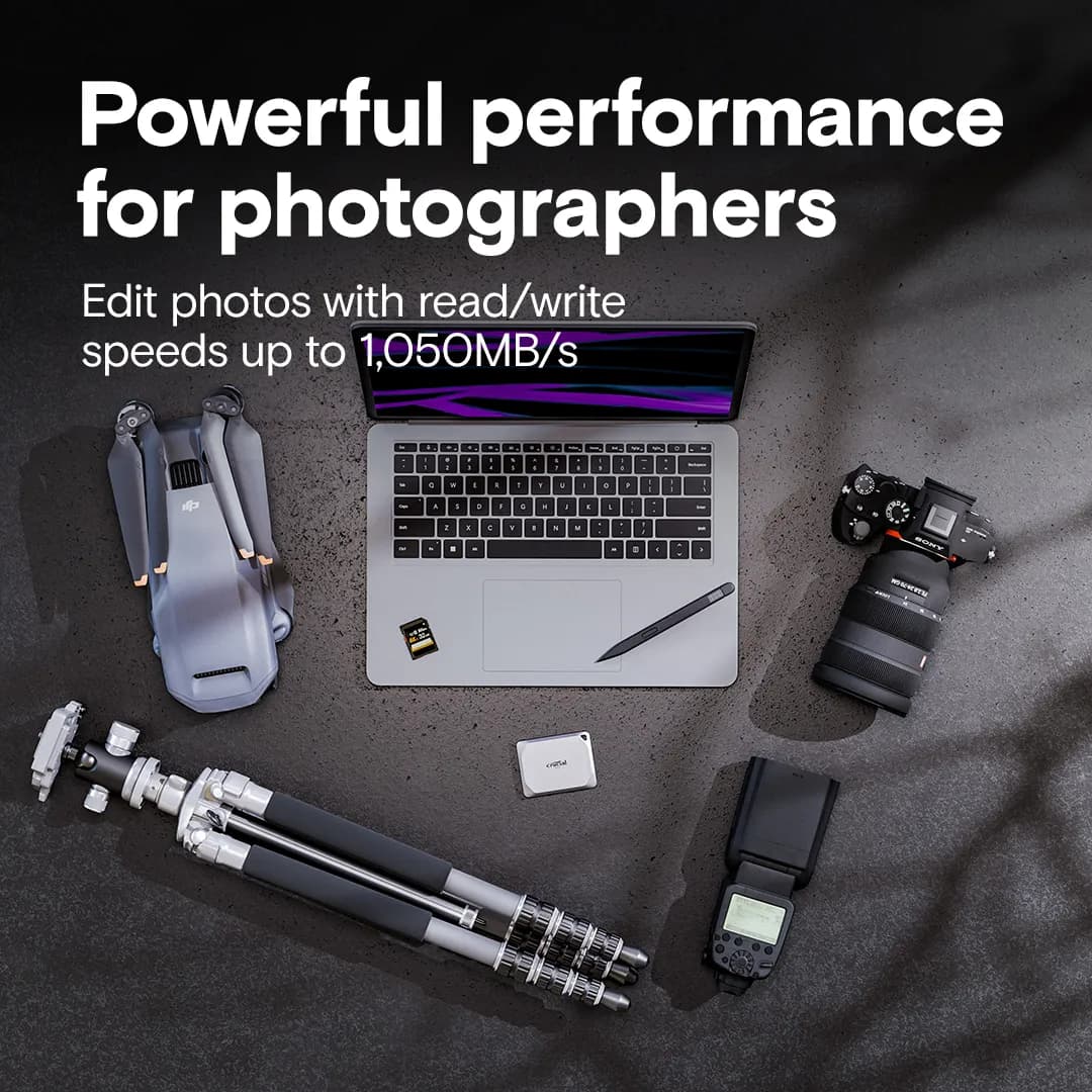 Crucial X9 Pro 2TB Portable SSD hover view