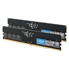 Crucial 32GB (2x16GB) DDR5 5600MHz Desktop Kit