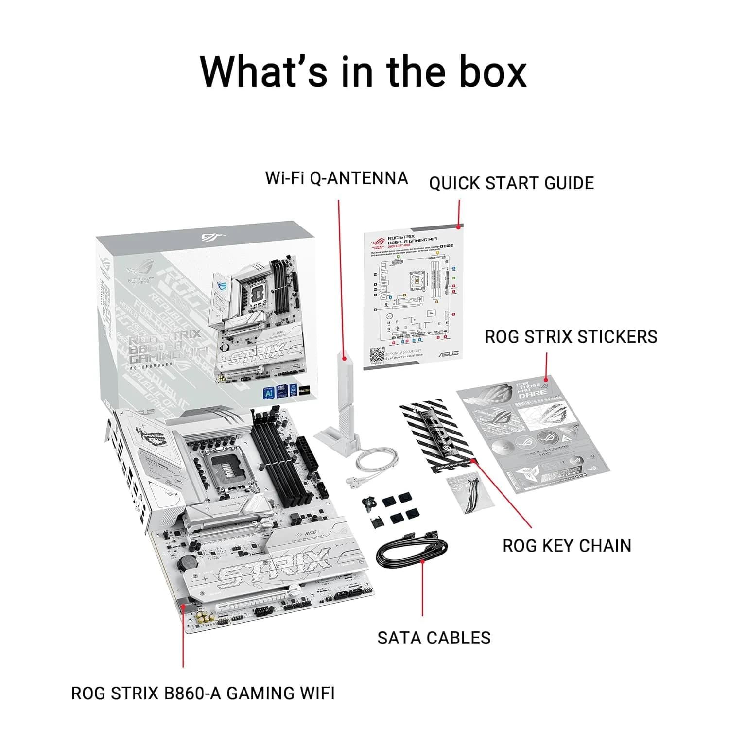 ASUS ROG Strix B860-A Gaming WiFi, ATX Motherboard hover view