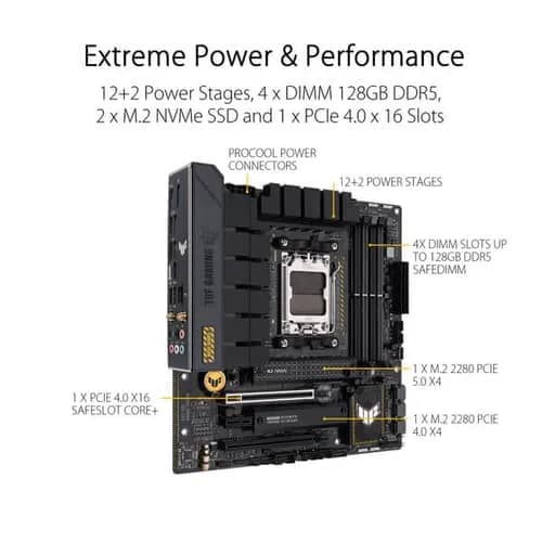 ASUS TUF GAMING B650M-PLUS WIFI MOTHERBOARD