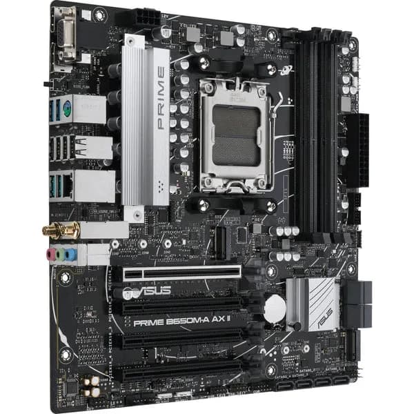 ASUS PRIME B650M-A II AMD B650 Socket AM5 micro ATX MOTHERBOARD hover view
