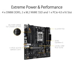 Asus TUF Gaming A620M-Plus WIFI Motherboard - Image 2