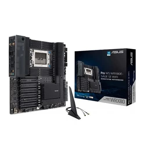 Asus Pro WS WRX80E-SAGE SE WIFI Workstation Motherboard hover view