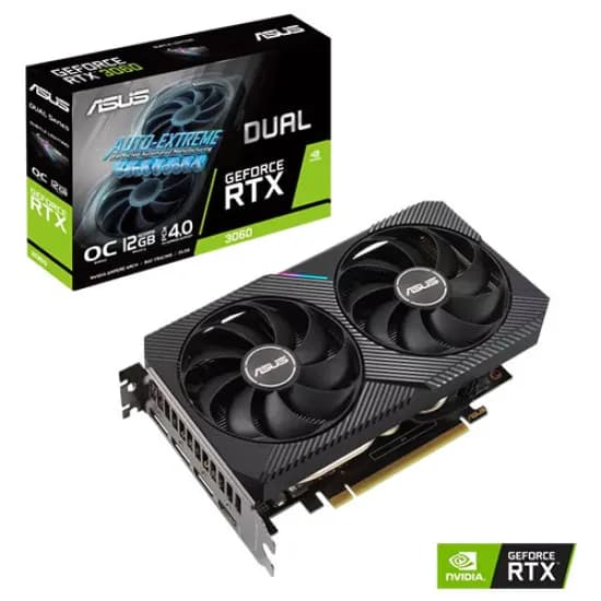 Asus Dual GeForce® RTX 3060 V2 OC Edition 12GB GDDR6