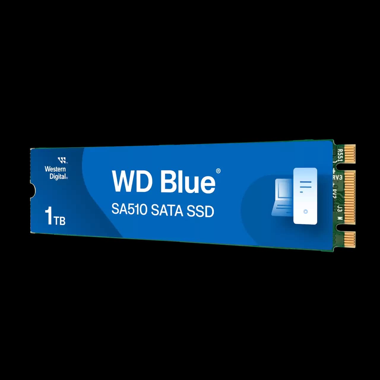 WD Blue SA510 SATA SSD M.2 2280 - 1TB