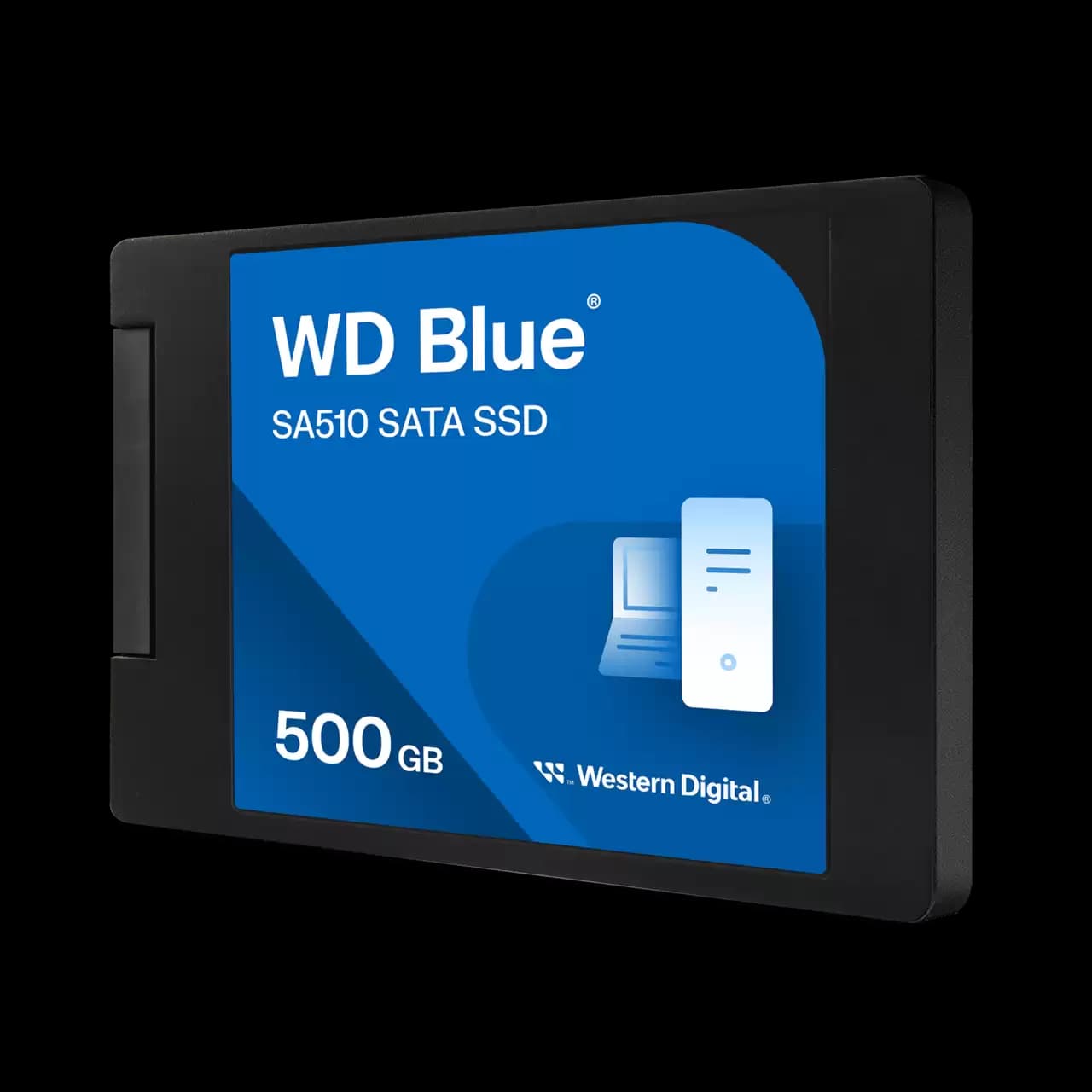 WD Blue SA510 500GB SATA SSD 2.5”/7mm cased