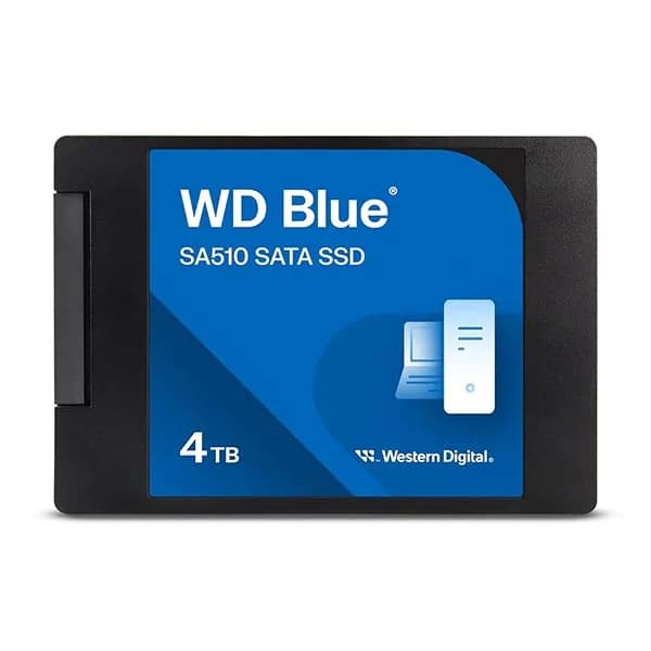 Western Digital Blue 2.5" 4TB SATA III 3D NAND Internal Solid State Drive (SSD) WDS400T2B0A