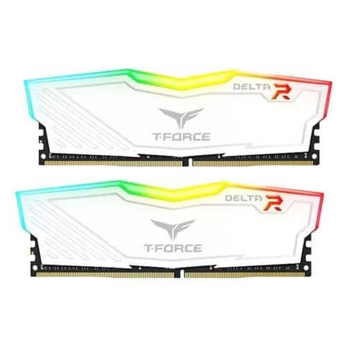 TeamGroup T-Force Delta RGB 16GB (8GBx2) DDR4 3200MHz White