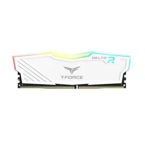 TeamGroup T-Force Delta RGB 16GB (16GBx1) DDR4 3200MHz White