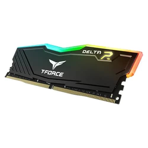TeamGroup T-Force Delta RGB 16GB (16GBx1) DDR4 3200MHz Black Desktop RAMTF3D416G3200HC16F01