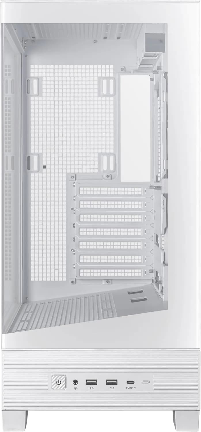 Asus A31 White ATX Mid-Tower Gaming Case hover view