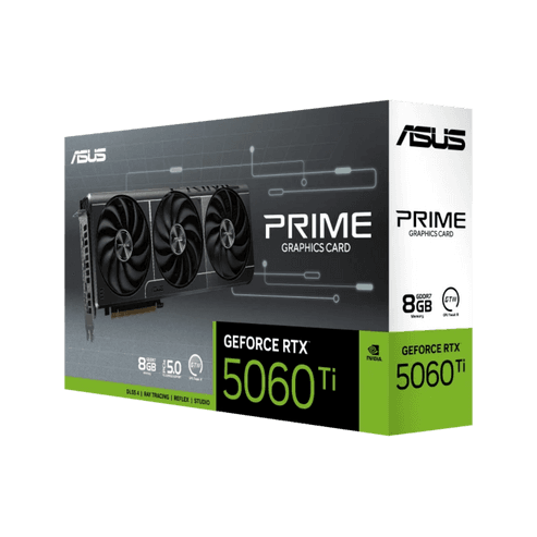 ASUS PRIME GeForce® RTX 5060 Ti 8GB GDDR7 Edition Graphics Card hover view