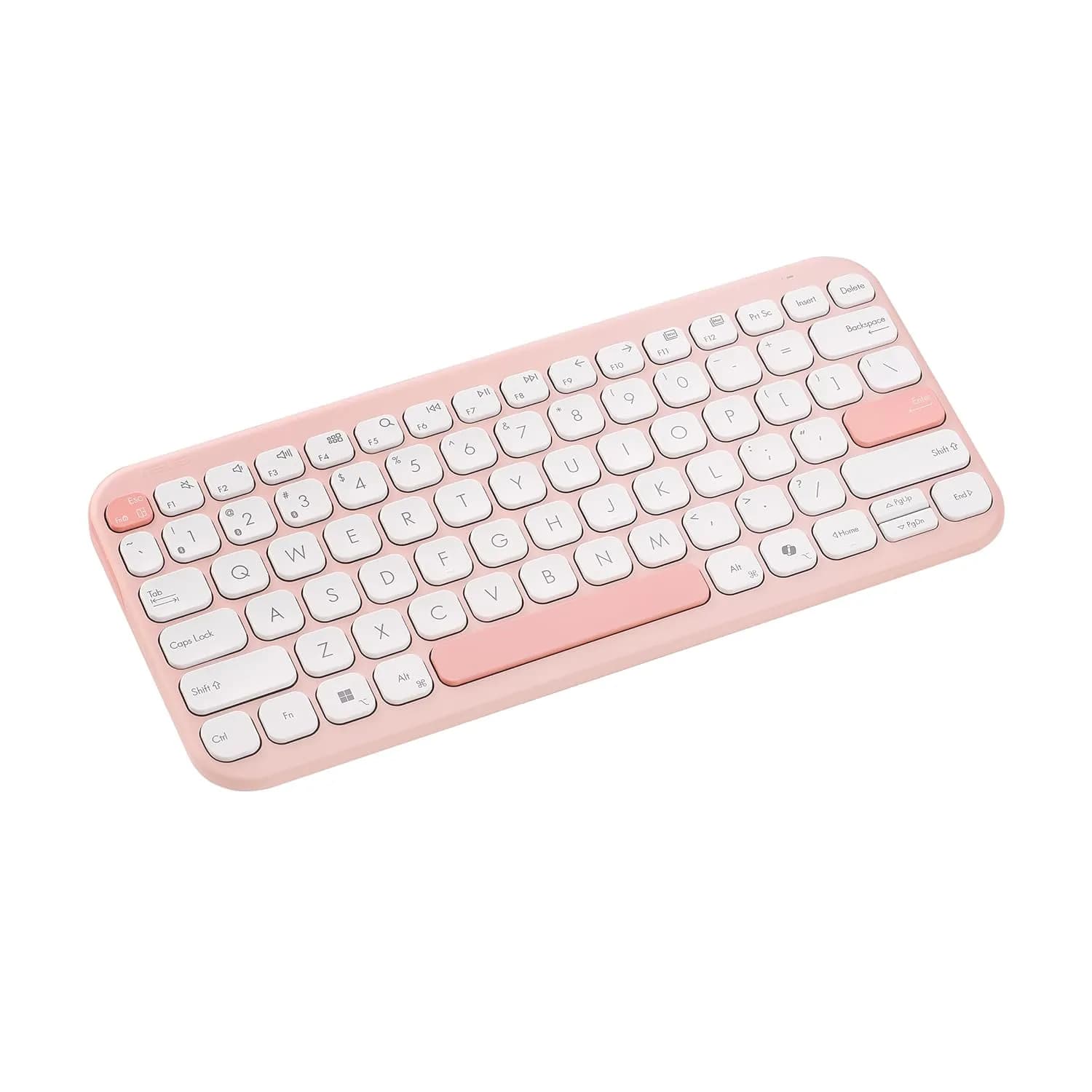 ASUS Marshmallow KW100 Wireless Keyboard – Rose Clay | Silent Scissor Keys hover view
