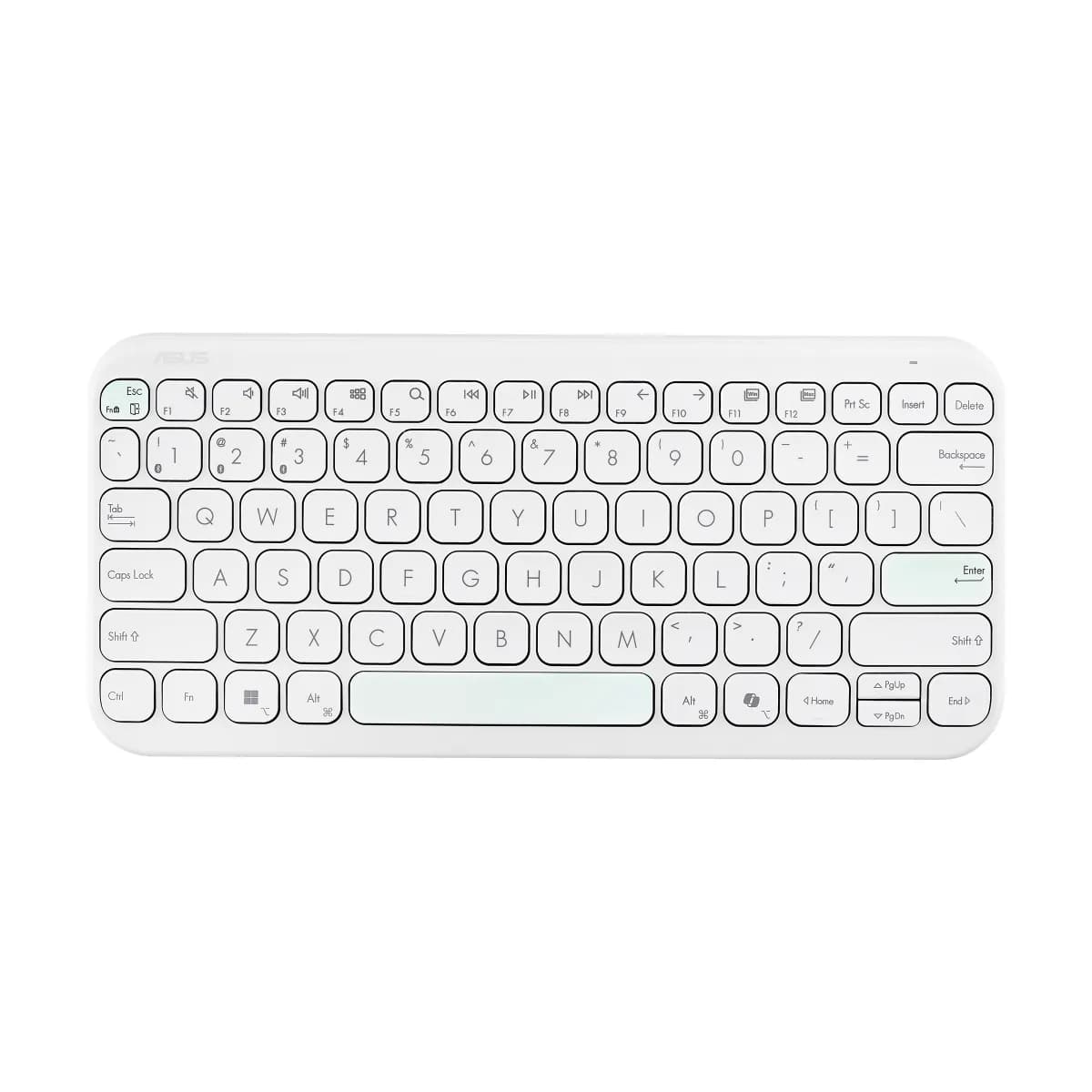 ASUS Marshmallow Wireless Keyboard KW100-IW-CP with Copilot Key