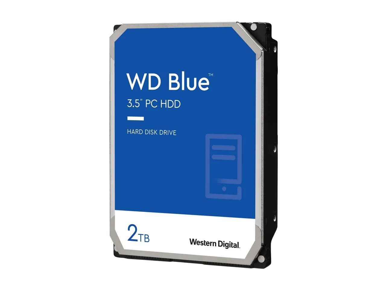 WD Blue 2TB Desktop Hard Disk Drive - 7200 RPM SATA 6Gb/s 256MB Cache 3.5 Inch - WD20EZBX hover view