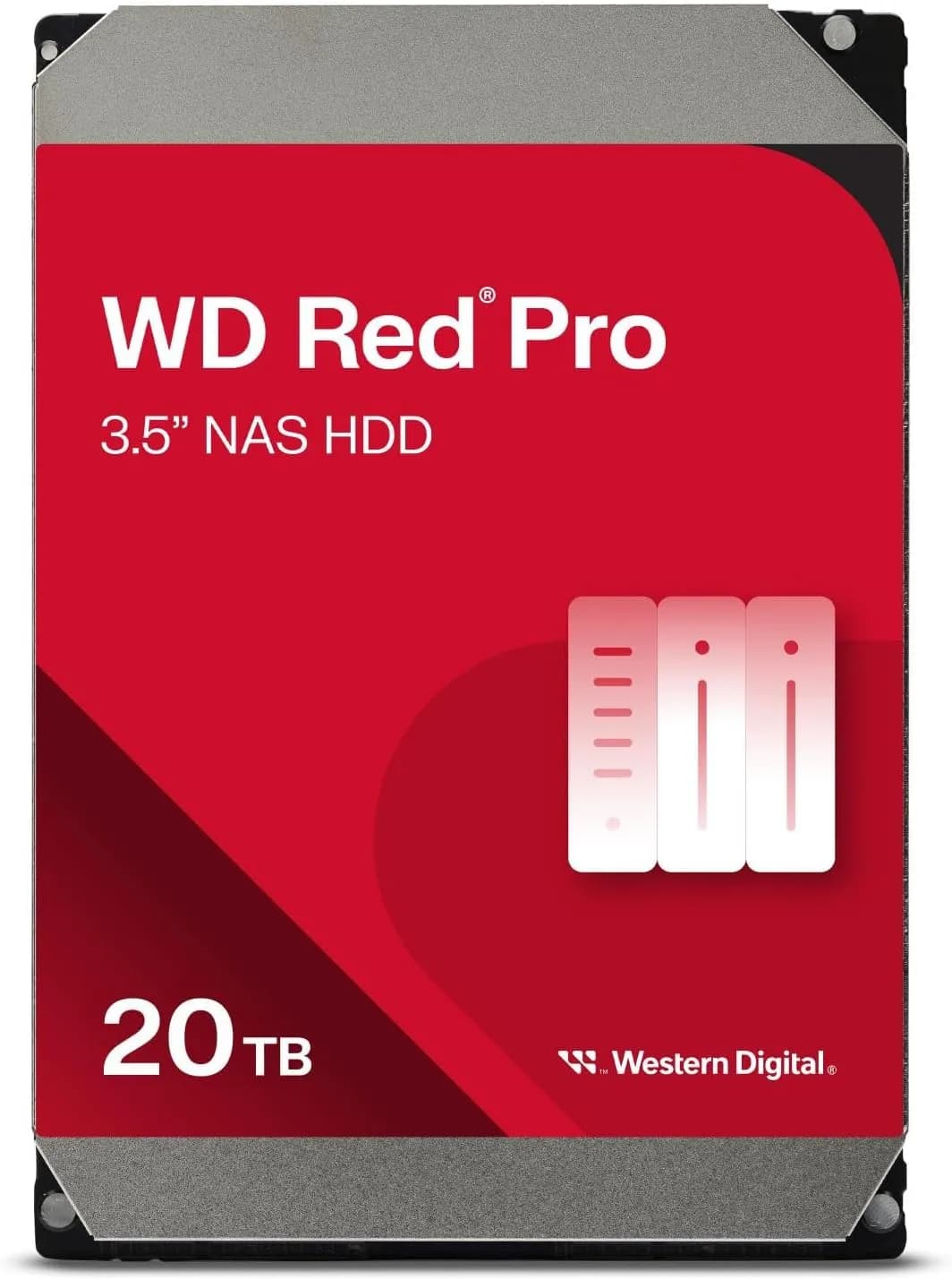 Western Digital 20TB WD Red Pro NAS Internal Hard Drive HDD hover view