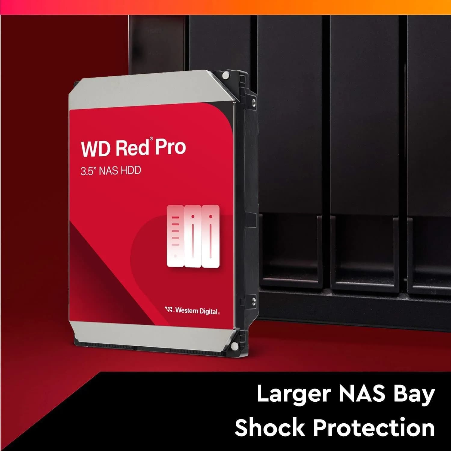 Western Digital 20TB WD Red Pro NAS Internal Hard Drive HDD