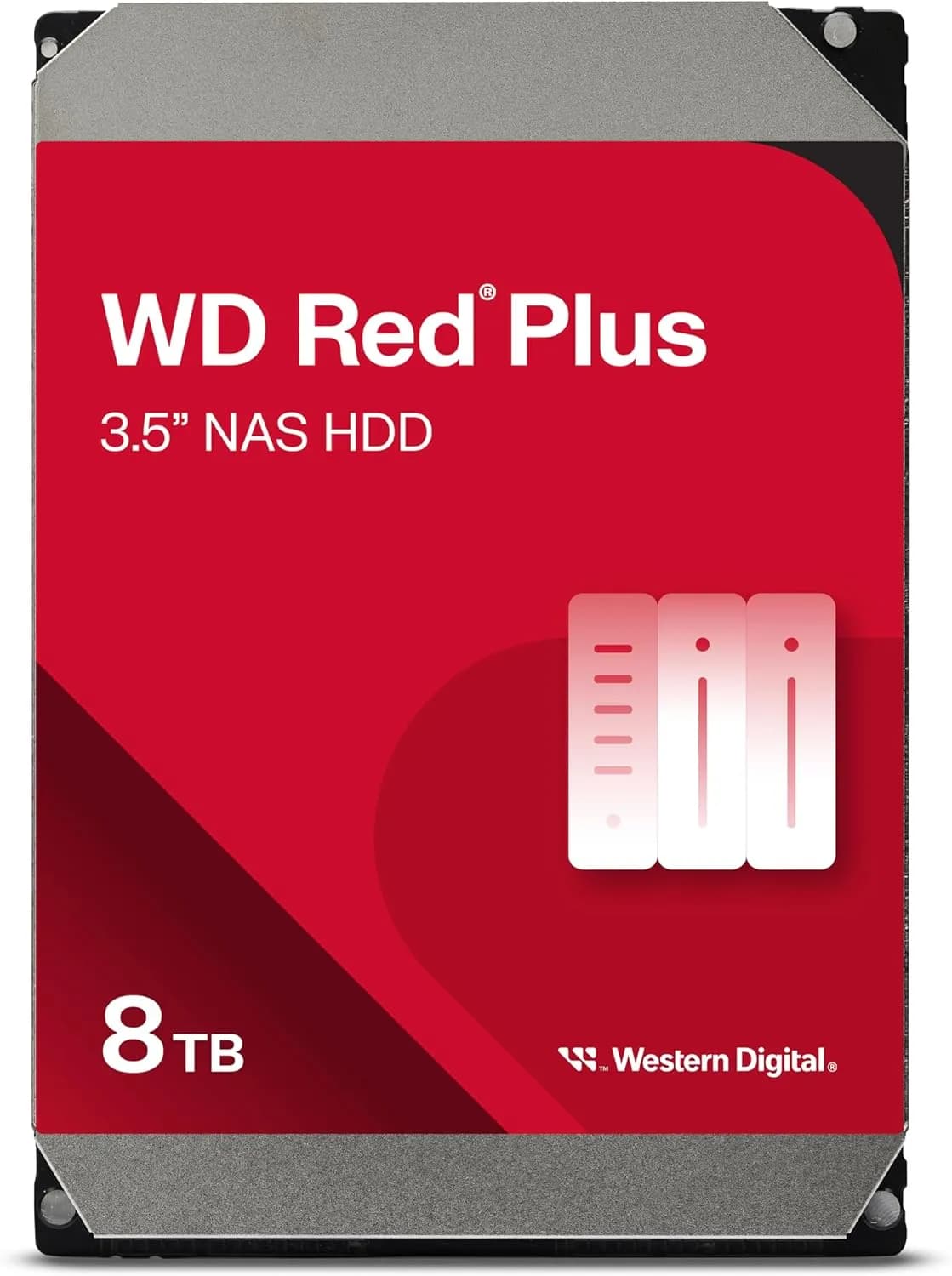 Western Digital 8TB WD Red Plus NAS Internal Hard Drive HDD