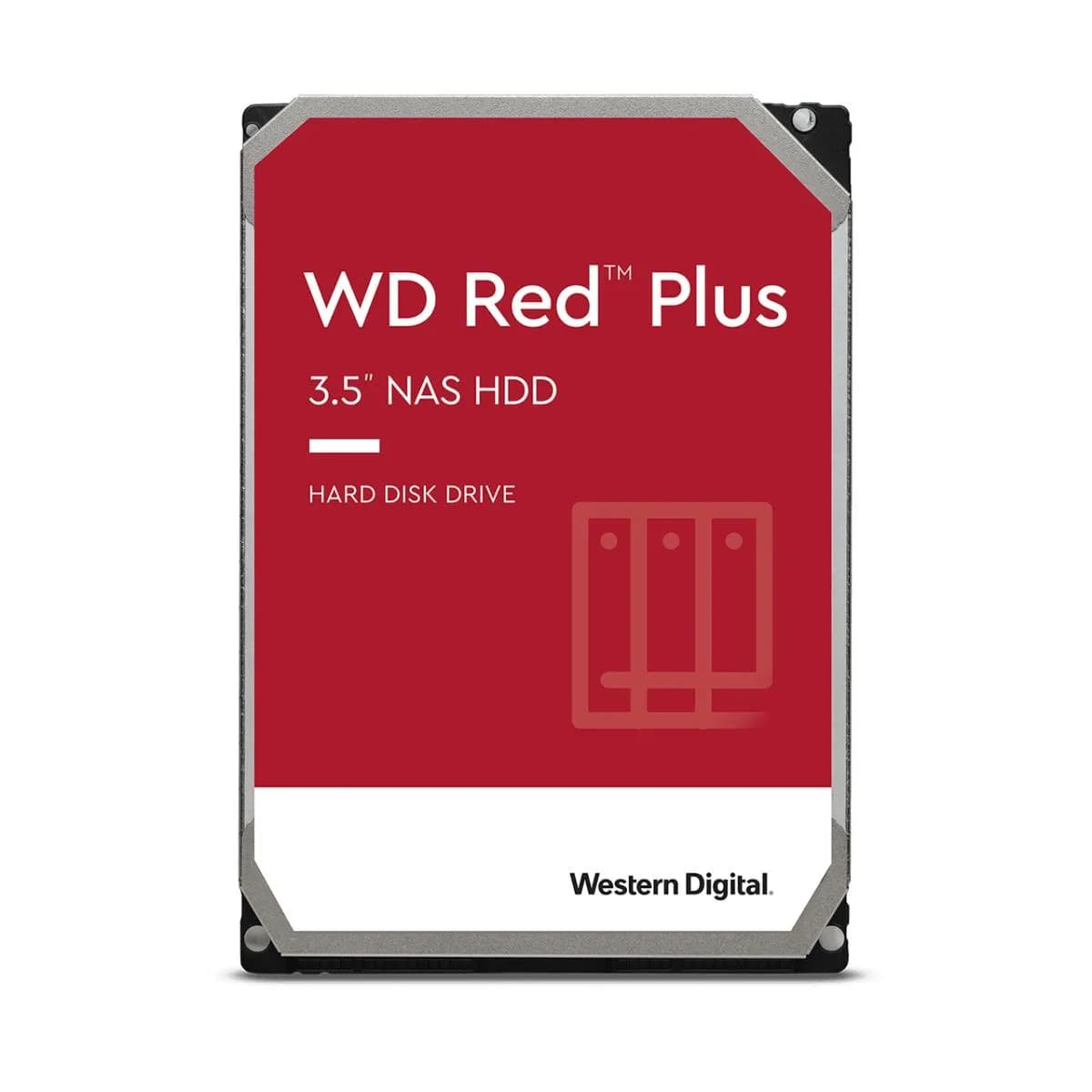 WESTERN DIGITAL Hard Drive - Red Plus WD100EFGX - 10TB - SATA - 3.5in - 7200rpm