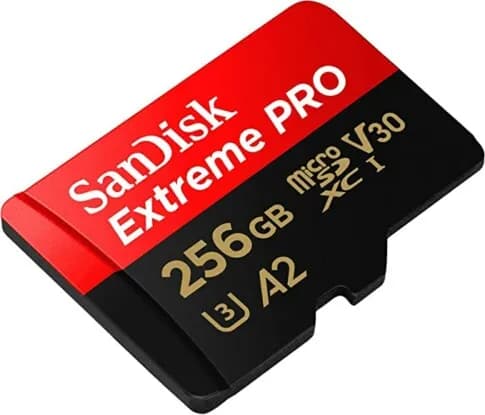 SANDISK Extreme PRO microSDXC 256GB+SD Adapter 200MB s 140MB s A2 C10 V30 UHS - I U3 hover view