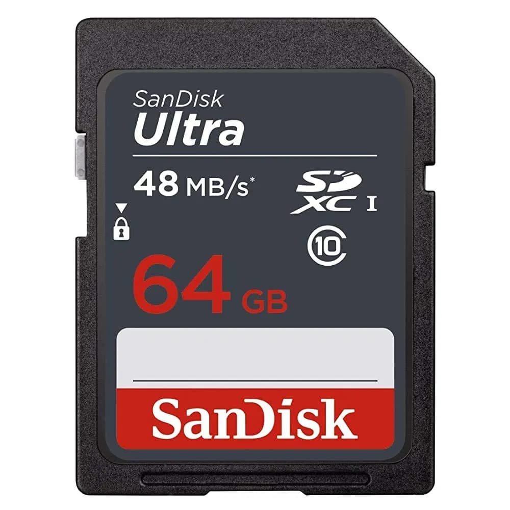 SanDisk Ultra 64GB UHS-I Class 10 SDXC Memory Card