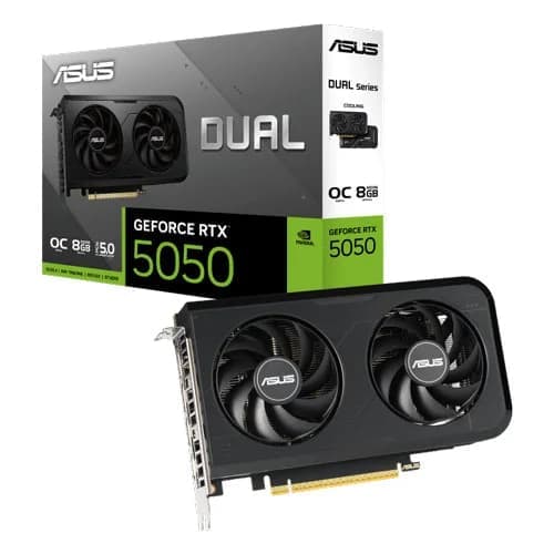 Asus Dual RTX 5050 OC 8GB GDDR6 Graphics Card hover view