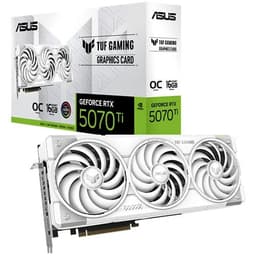 ASUS TUF Gaming RTX 5070 Ti OC 16GB GDDR7 White Graphics Card - Image 1