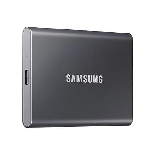 Samsung T7 4TB Portable SSD (Titan Gray) – MU-PC4T0T/WW hover view