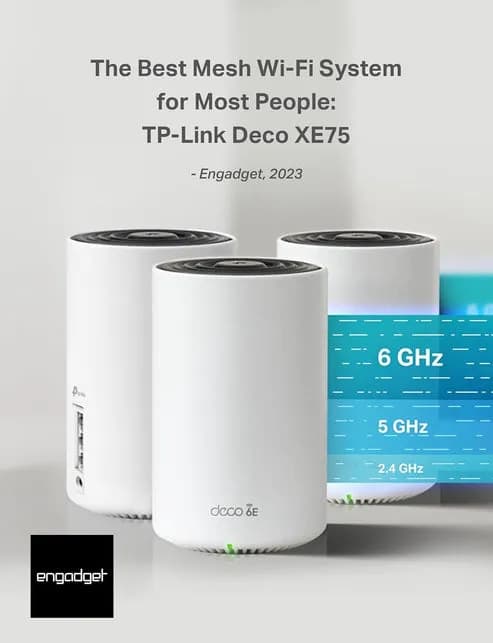 TP-Link AXE5400 Deco XE75 Tri-Band AI-Driven Mesh Wi-Fi 6E System - 2 Pack hover view