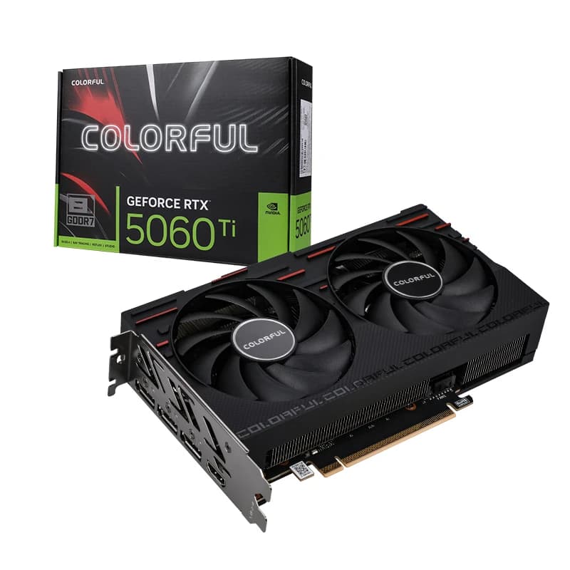 Colorful GeForce RTX 5060 Ti Gaming DUO 8GB GDDR7 Graphics Card