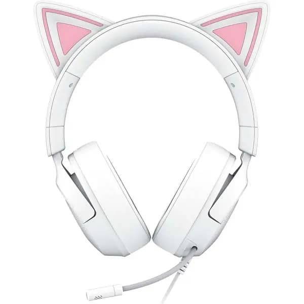 Razer Kraken Kitty V3 X Wired Gaming Headset (White) hover view