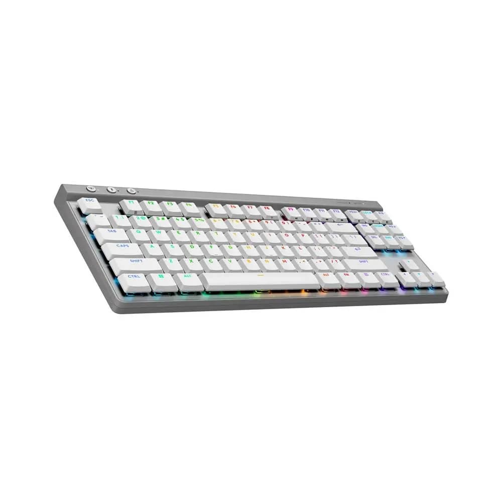 Logitech G515 LIGHTSPEED TKL Wireless Gaming Keyboard - White hover view