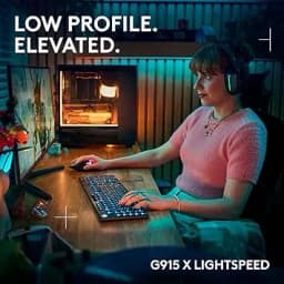 Logitech G915 X LIGHTSPEED Low-Profile Wireless Gaming Keyboard - Image 8