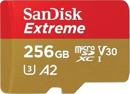 SanDisk Extreme 256GB microSDXC UHS-I Memory Card - Image 3